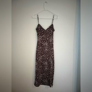 Midi high slit dress